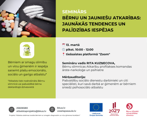 Bērnu un jauniešu atkarības: jaunākās tendences un palīdzības iespējas